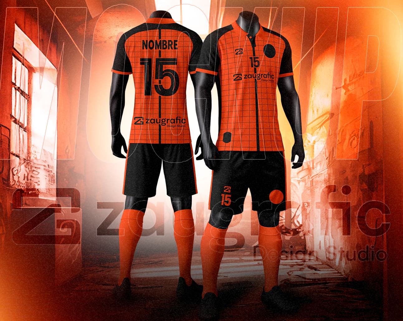 Mockup Rangla cuello polo PSD by Zaugrafic