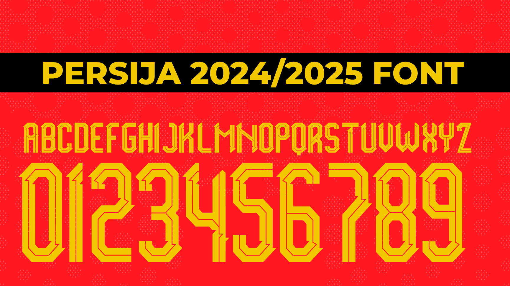 PERSIJA FONT 2024-25
