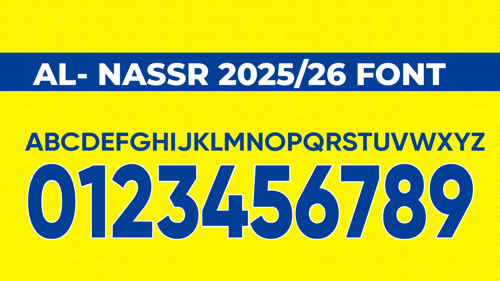 Al-Nassr 2025-26 Font