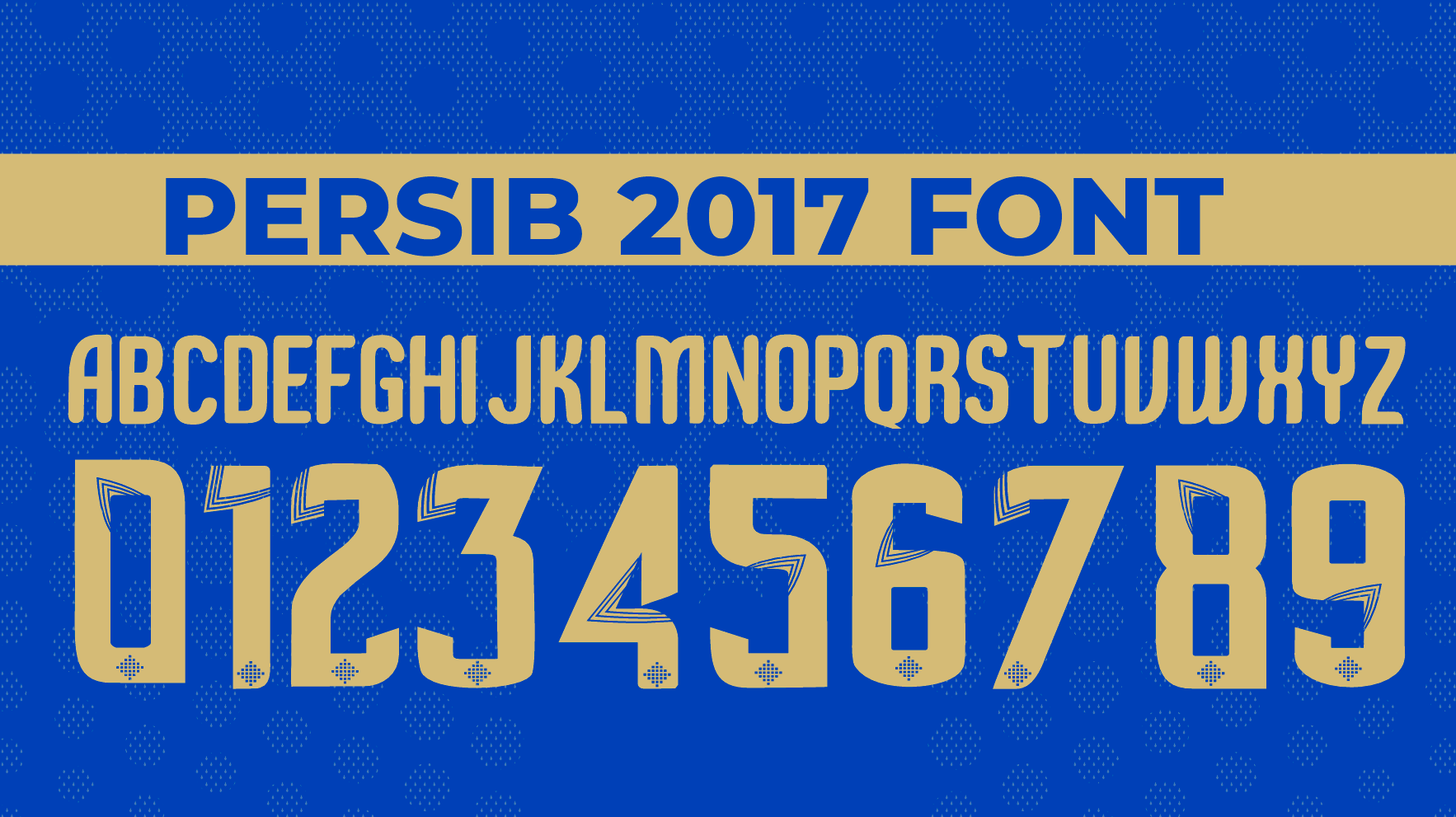 Persib 2027 Font