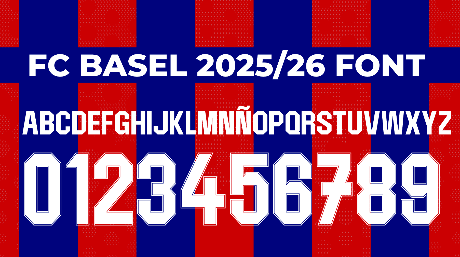FC Basel Font 2025-26