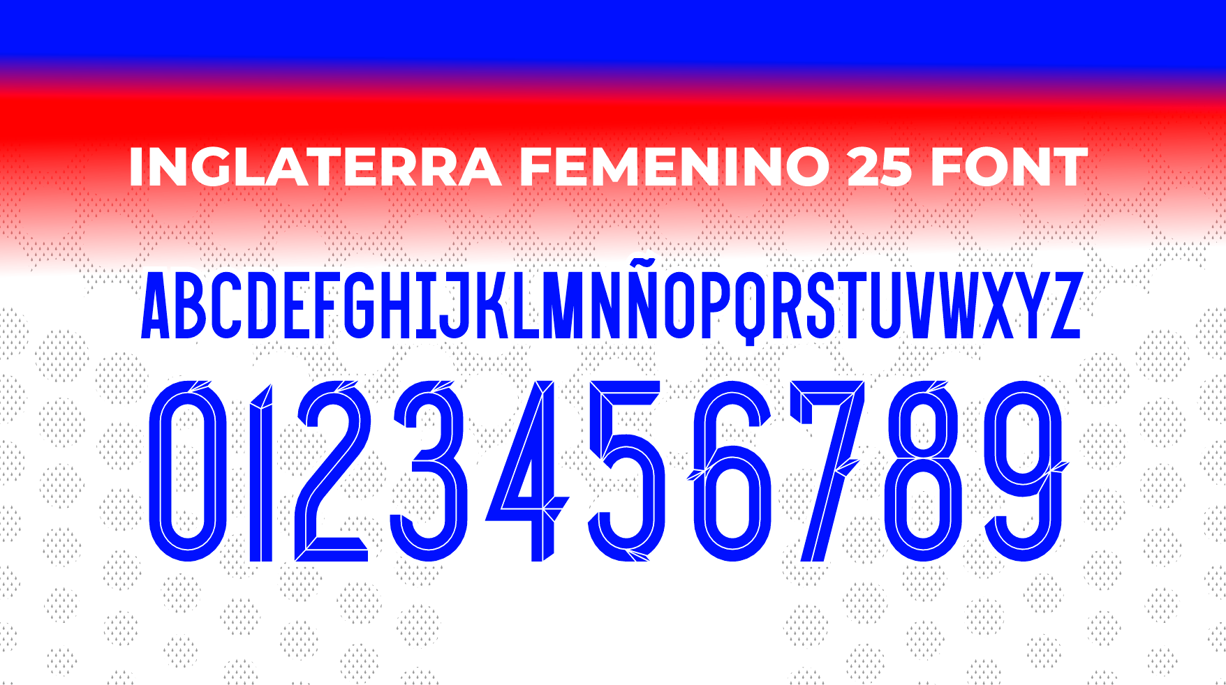 Inglaterra Femenino 2025 Font