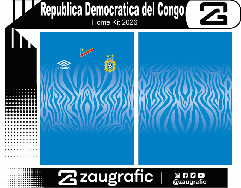Republica Democratica del Congo Home kit 2026 