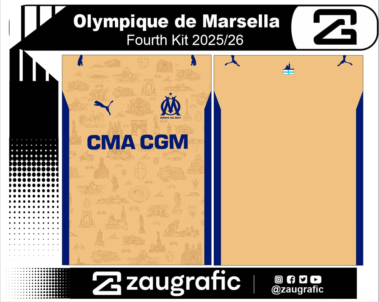 Olympique de Marsella Fourth kit 25-26 