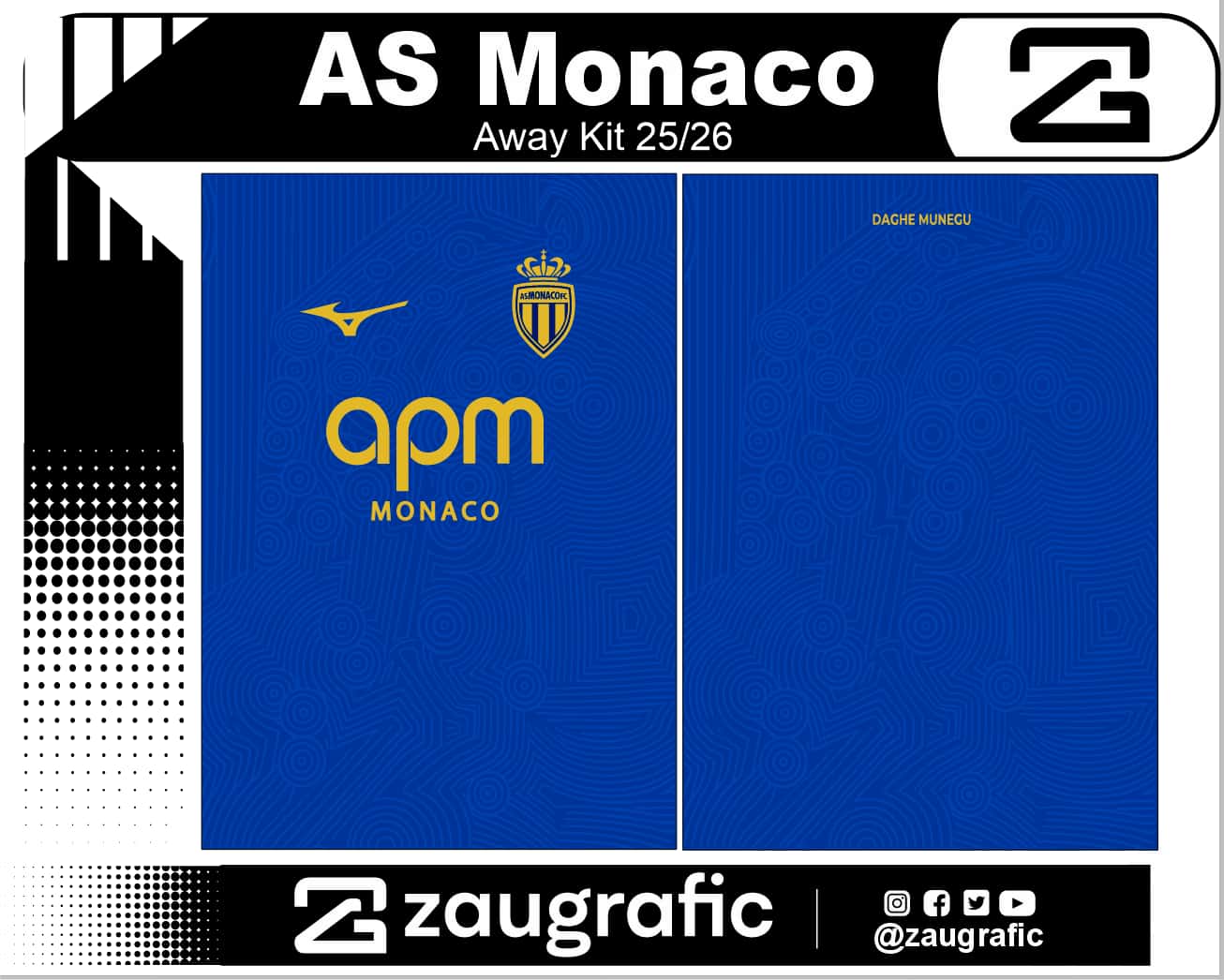 AS Monaco Away Kit 25-26 