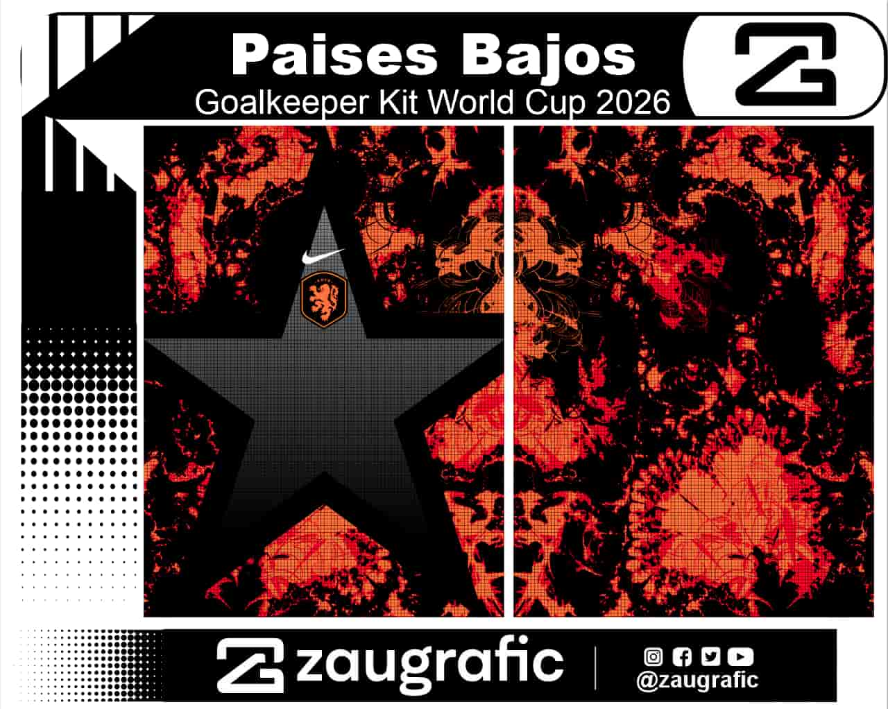 Paises Bajos Goalkeeper Kit World Cup 2026