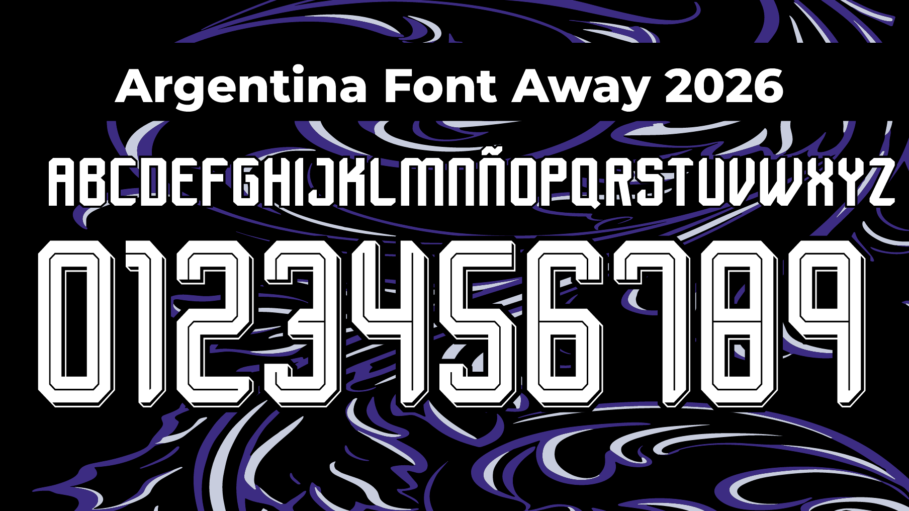 Argentina Font Away 2026 
