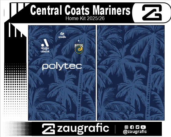 Central Coats Mariners Home Kit 2025-26
