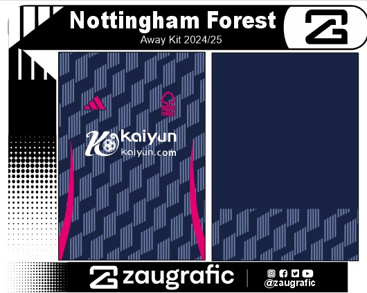Nottingham Forest Away Kit 2024-25