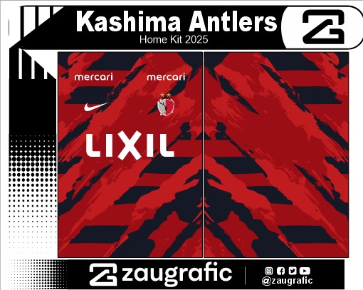 Kashima Antlers Home Kit 2025