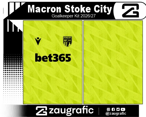 Macron Stoke City Goalkeeper Kit 2026-27