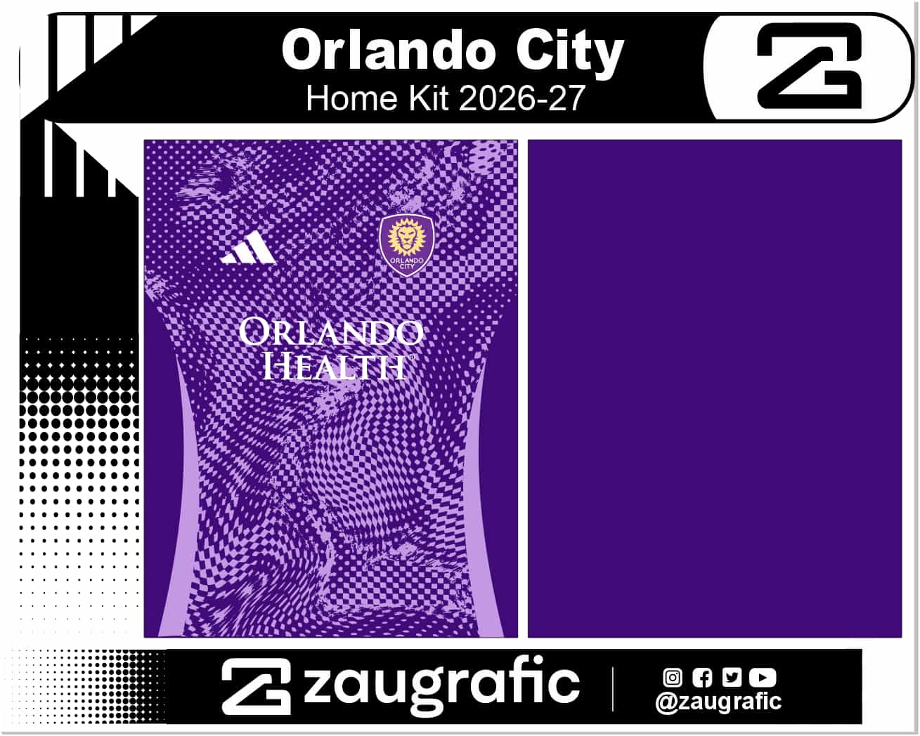 Orlando City  Home Kit 2026-27