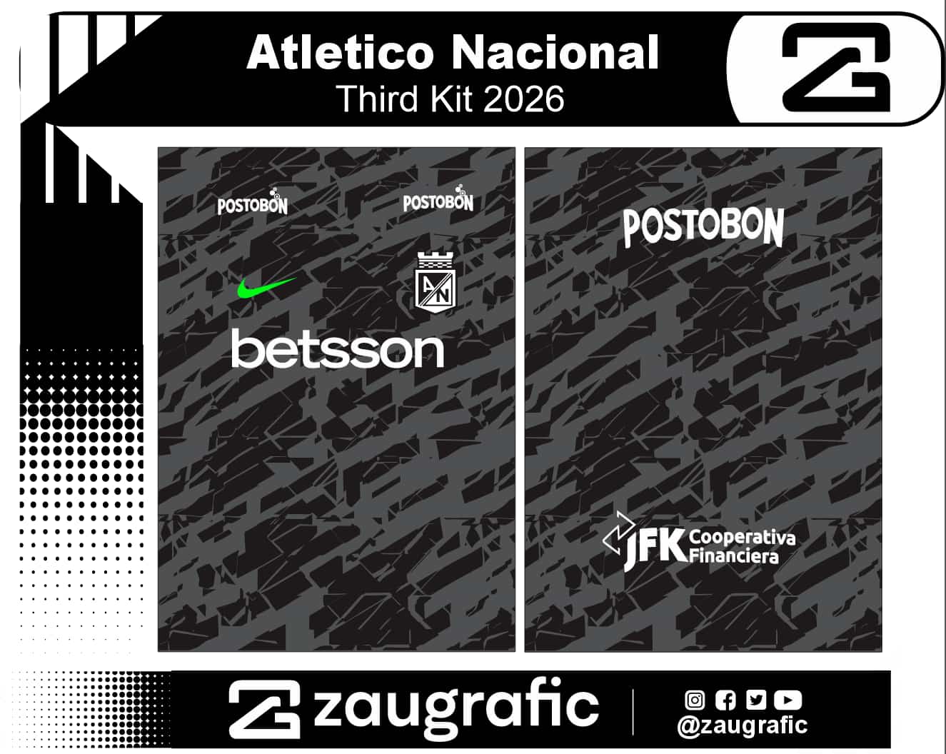 Atletico Nacional Third Kit 2026