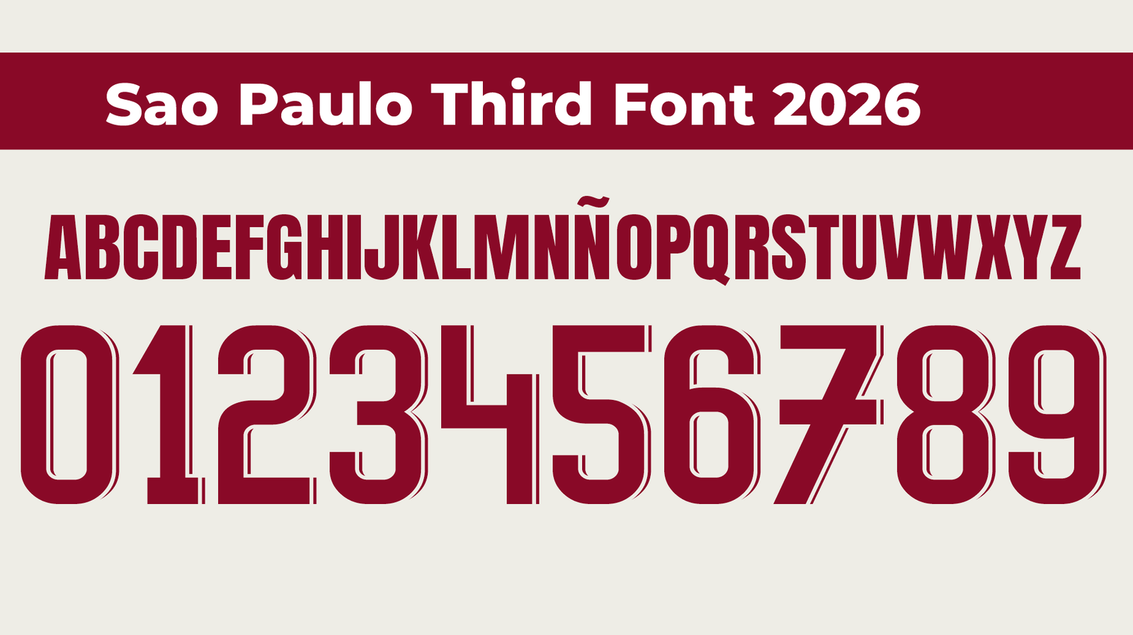 Sao Paulo Third Font 2026