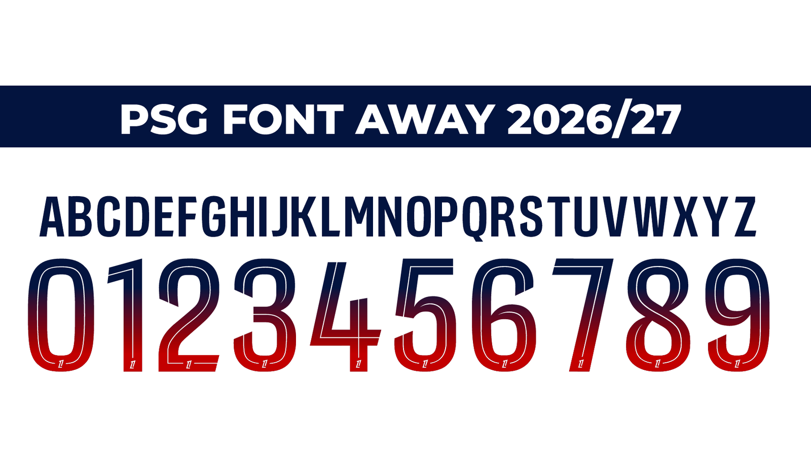 PSG FONT AWAY 2026-27